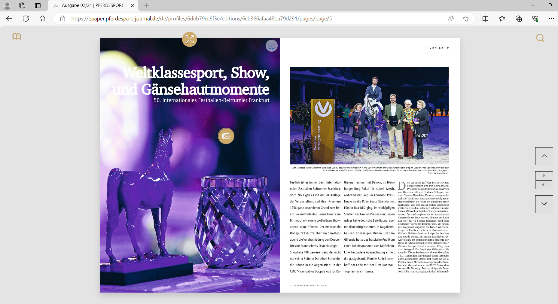 An den Veranstaltungen werden weit mehr wunderschöne Fotos geschossen als wir im Printmagazin drucken können. Im PSJ-ePaper zeigen wir Ihnen eine große Auswahl in einer Bildstrecke.